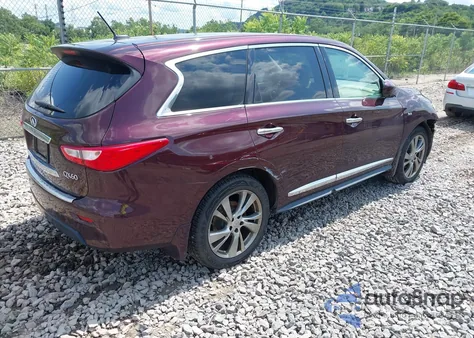 2014 Infiniti Qx60 z USA, uszkodzony, nr VIN 5N1AL0MM4EC503881